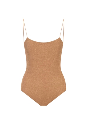 Oseree Gold Lumiere Maillot One-piece Swimsuit
