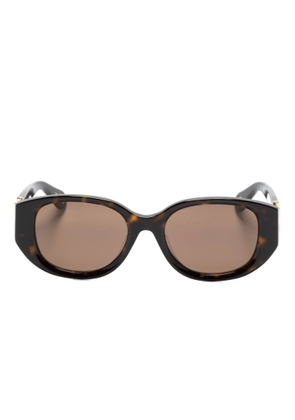 Chloé Havana Oval-frame Sunglasses