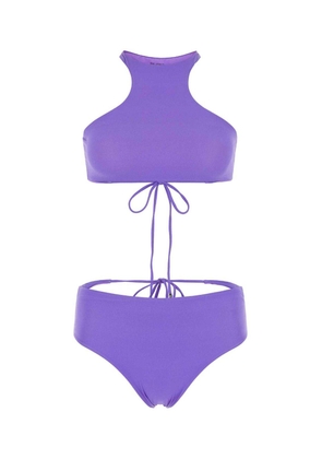 The Attico Violet Two-piece Bikini Set