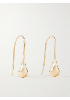STONE AND STRAND - Golden Droplet 10-karat Gold Earrings - One size