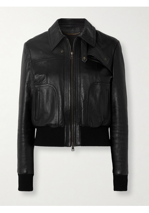 Chloé - Paneled Leather Jacket - Black - FR34,FR36,FR38,FR40,FR42,FR44,FR46