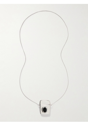 Sophie Buhai - Matchbank Silver Onyx Necklace - One size