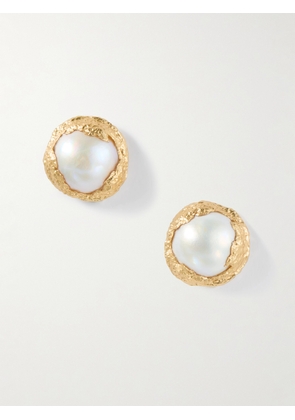 Pacharee - Mabe Dhin Gold-plated Pearl Earrings - One size