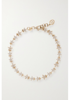 Charms Company - Milky Way 14-karat Gold Diamond Bracelet - One size