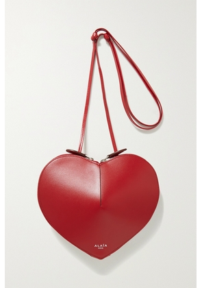 Alaïa - Le Coeur Leather Shoulder Bag - Red - One size