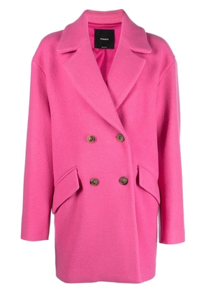 PINKO double-breasted wool-blend coat