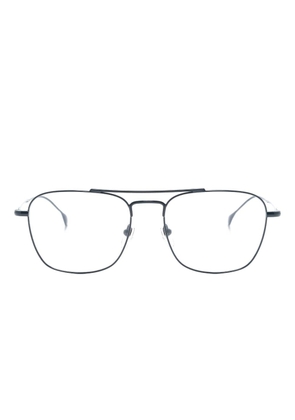 Gucci Eyewear titanium pilot-frame glasses - Blue