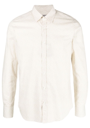 Canali plain button-down shirt - Neutrals