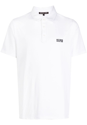 Michael Kors Golf logo-print polo shirt - White