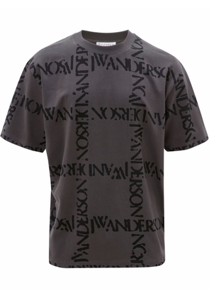 JW Anderson logo-print T-shirt - Grey