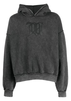 MISBHV Signature raw-stitch hoodie - Black