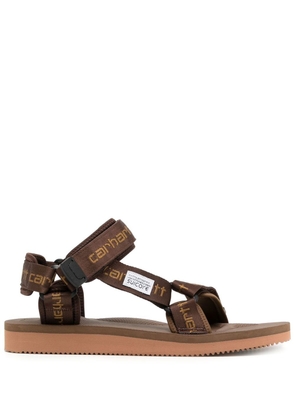 Suicoke x Carhartt multi-strap logo sandals - Brown