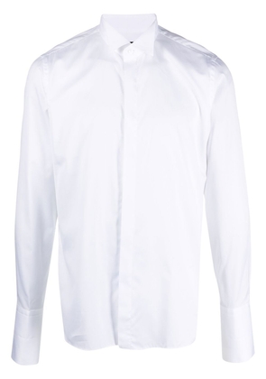 Tagliatore tuxedo cotton shirt - White