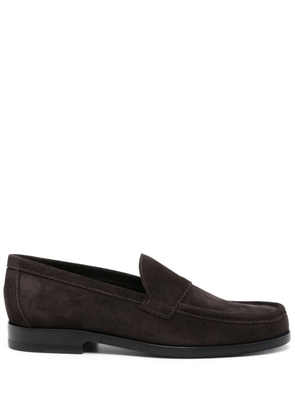Pierre Hardy Hardy slip-on suede loafers - Brown