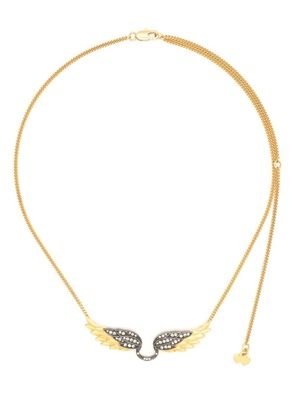 Zadig&Voltaire Rock wing-pendant necklace - Gold
