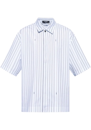 Jacquemus striped cotton shirt - Blue