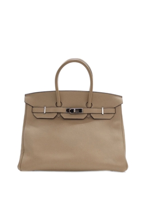 Hermès Pre-Owned 2016 Clemence Birkin Retourne 35 handbag - Brown