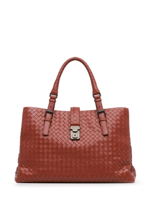 Bottega Veneta Pre-Owned 2012-2023 Medium Intrecciato Roma tote bag - Red