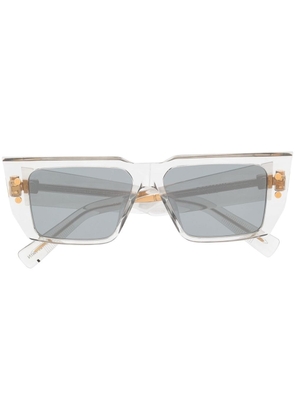 Balmain Eyewear B-VI rectangular-frame sunglasses - Grey