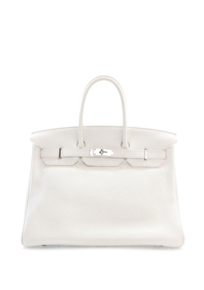 Hermès Pre-Owned 2011 Togo Birkin Retourne 35 handbag - White