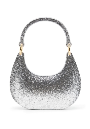 ESTILÉ glitter hard-body curved bag - Silver