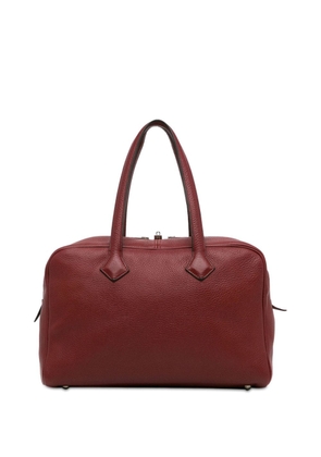 Hermès Pre-Owned 2008 Clemence Victoria II 35 shoulder bag - Red