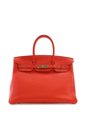 Hermès Pre-Owned 2011 Togo Birkin Retourne 35 handbag - Red