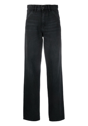 Roseanna high-waisted straight-leg jeans - Black