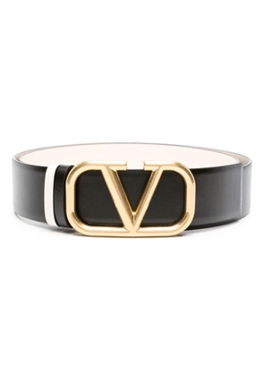 Valentino Garavani VLogo reversible buckled belt - Black