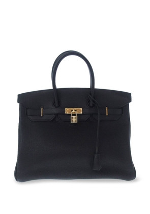 Hermès Pre-Owned 2004 Togo Birkin Retourne 35 handbag - Black