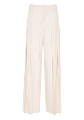 alice + olivia wide-leg pleated trousers - Neutrals