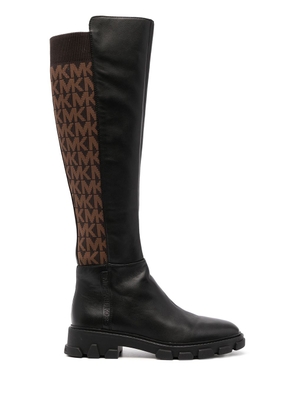 Michael Michael Kors ridley leather boots - Black