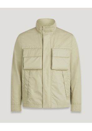 Belstaff Rangeway Jacket Men's Cotton Gabardine Echo Green Size UK 46