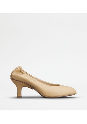 Tod's - Pumps in Leather, BEIGE, 36 - Shoes