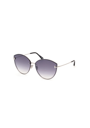 Tom Ford Evangeline Smoke Mirror Cat Eye Ladies Sunglasses FT1106 16C 63