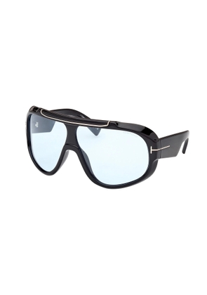 Tom Ford Rellen Blue Mask Unisex Sunglasses FT1093 01V 71