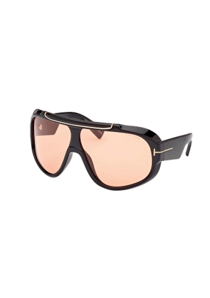 Tom Ford Rellen Brown Mask Unisex Sunglasses FT1093 01E 71