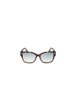 Tom Ford Elsa Green Cat Eye Ladies Sunglasses FT1108 52P 55