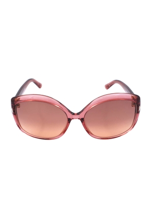 Tom Ford Chiara Bordeaux Gradient Oversized Ladies Sunglasses FT0919 72T 60
