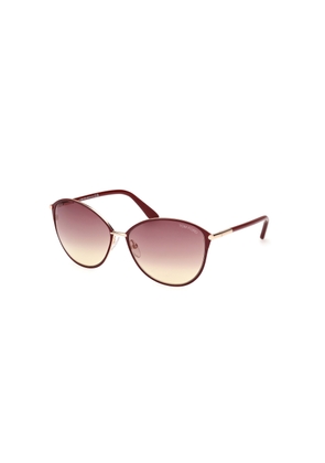 Tom Ford Penelope Bordeaux Gradient Cat Eye Ladies Sunglasses FT0320 69T 59