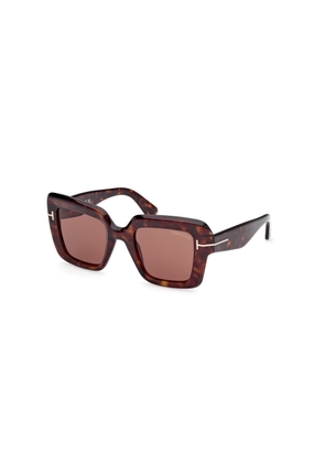 Tom Ford Esme Brown Square Ladies Sunglasses FT1157 52J 50