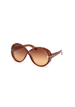 Tom Ford Edie Brown Gradient Butterfly Ladies Sunglasses FT1116 53F 64