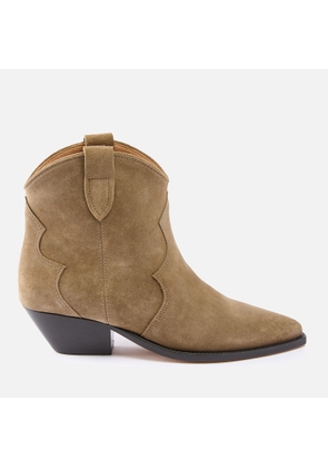 Isabel Marant Women's Dewina Suede Western Boots - UK 3