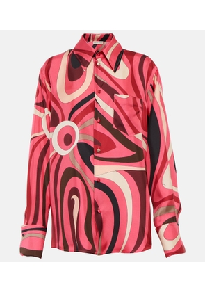 Pucci Abstract-print silk shirt