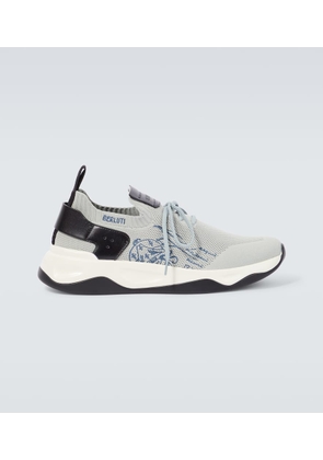 Berluti Shadow embroidered sneakers