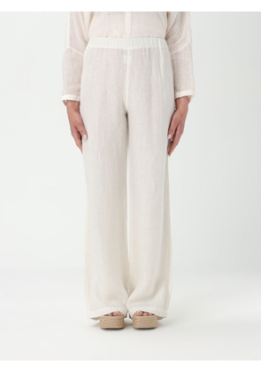 Pants 120% LINO Woman color White