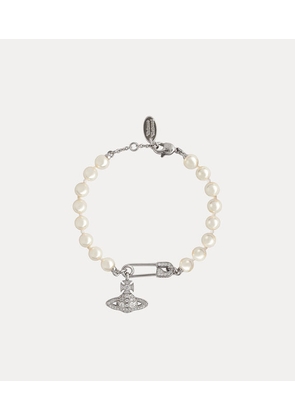 Vivienne Westwood Lucrece Pearl Bracelet Silver Swarovski Pearls Women