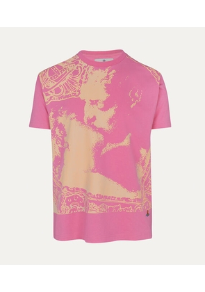 Vivienne Westwood Kiss Oversized T-shirt Cotton Pink XS Unisex