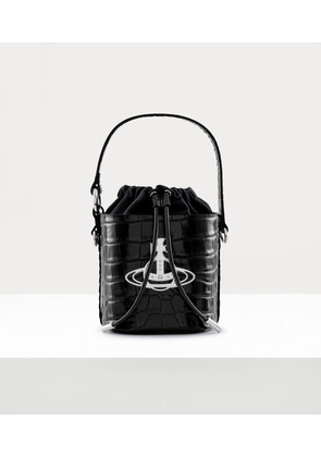 Vivienne Westwood Drawstring Bucket Leather Black