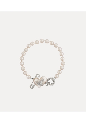 Vivienne Westwood Orietta Pearl Bracelet Silver Swarovski Pearls Women